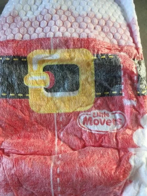 1 Huggies Babyluier Maat 4 - Kerstman Motief - Komt uit de VS – photo 3
